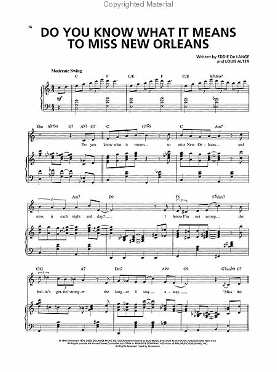 Louis Armstrong - Original Keys for Singers Voice scores gallery preview page 3