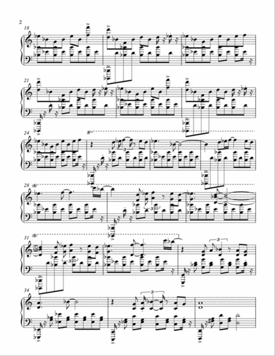 They Came Piano Solo scores gallery preview page 2