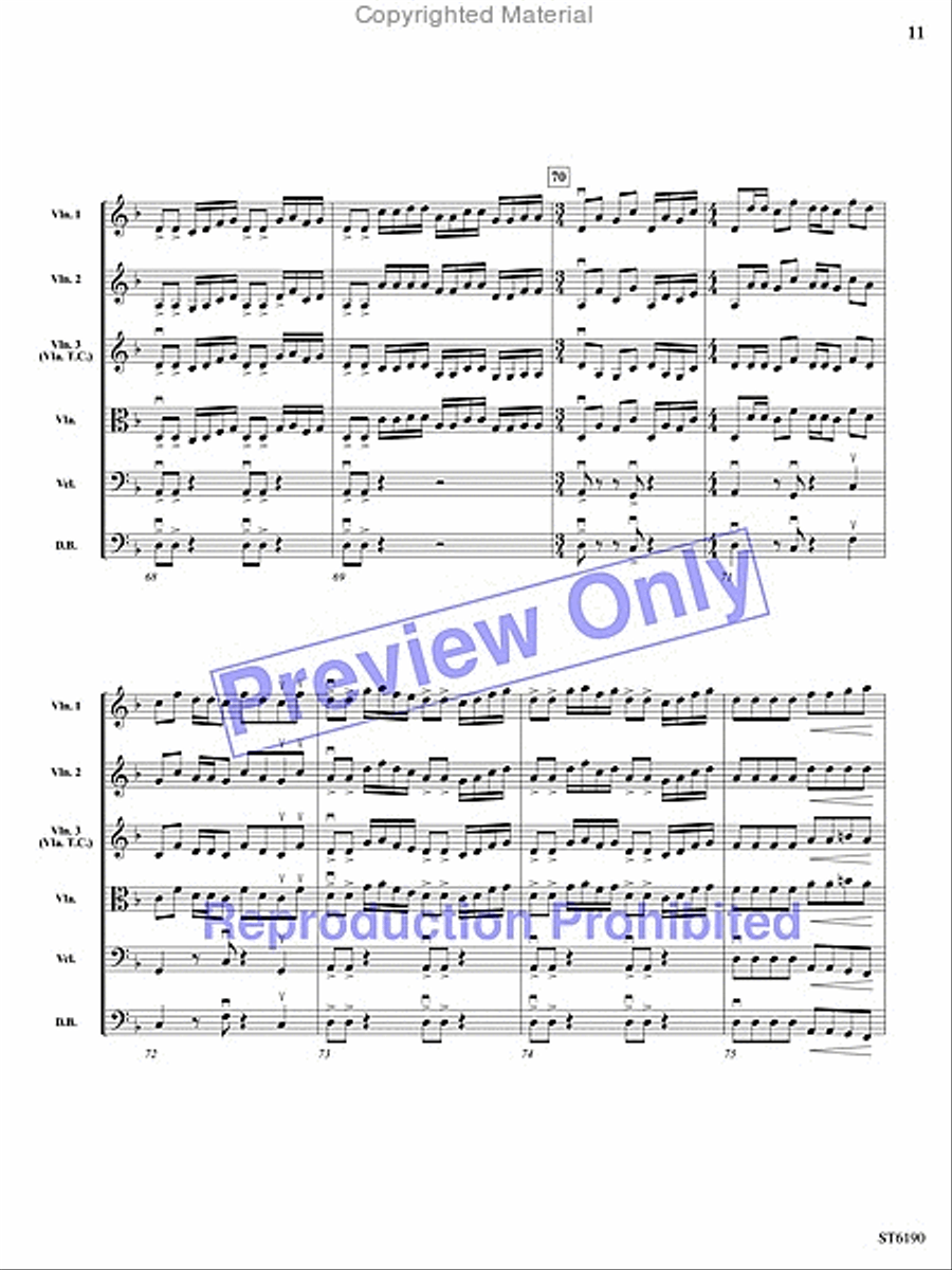 Lion City String Orchestra scores gallery preview page 10