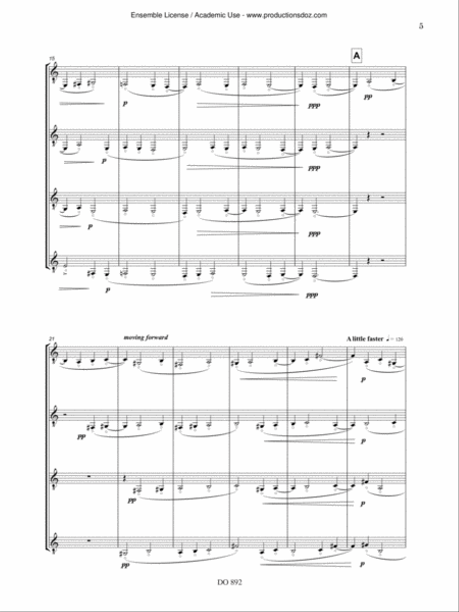 Lachrymae Lachrymae Guitar Ensemble scores gallery preview page 5