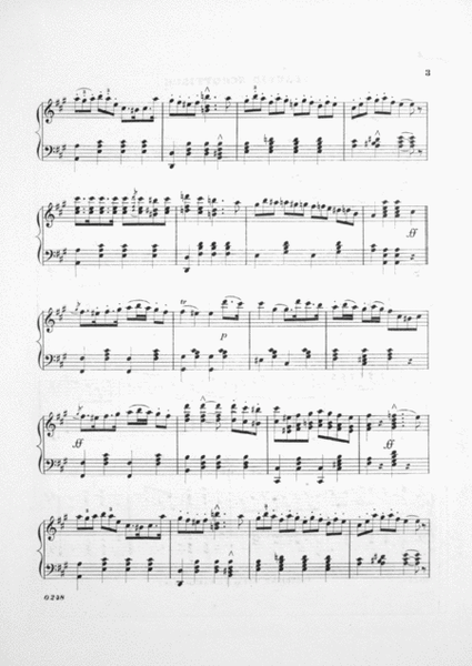 Vesuvio Schottisch for Piano