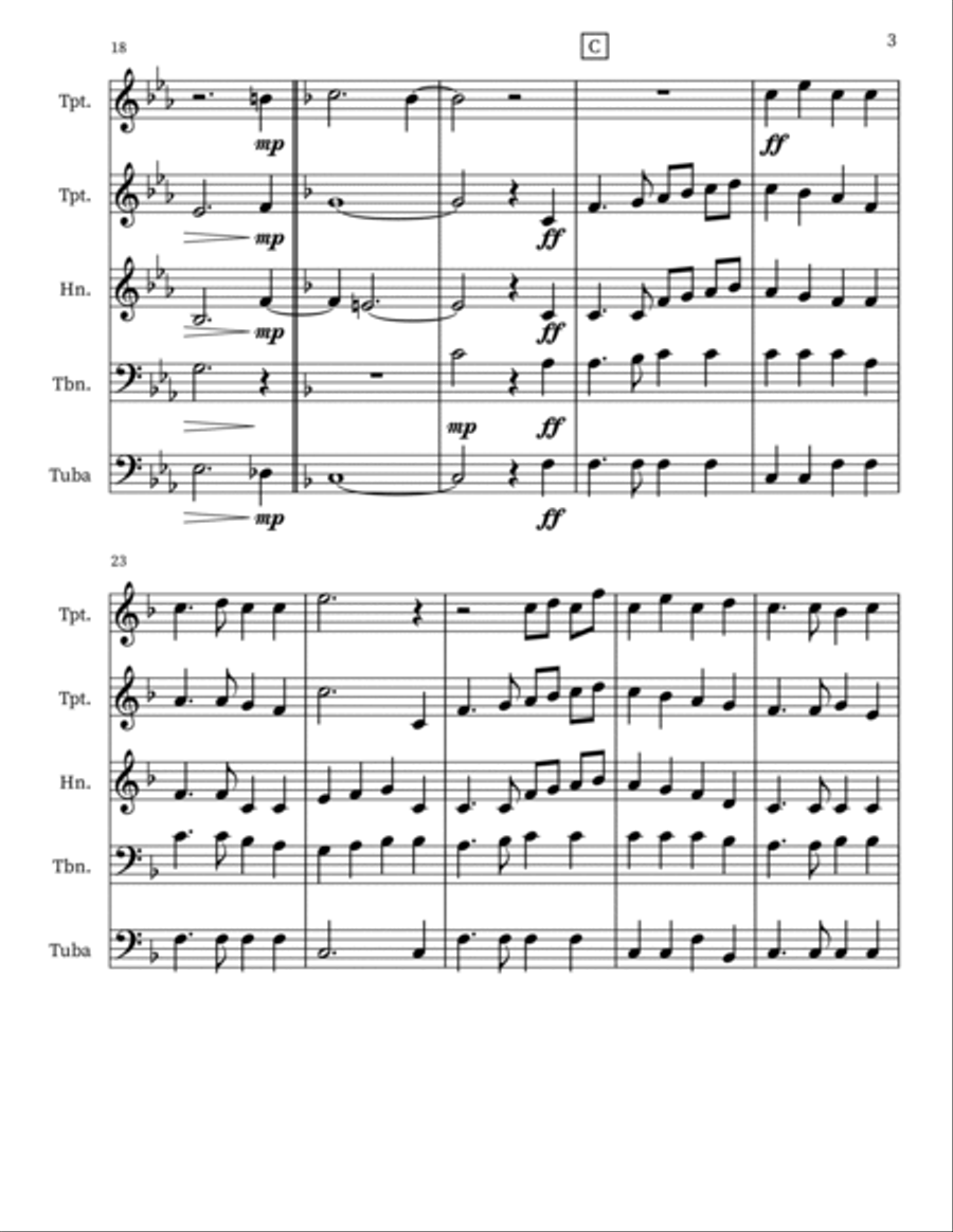 Since I Have Been Redeemed Small Ensemble scores gallery preview page 3