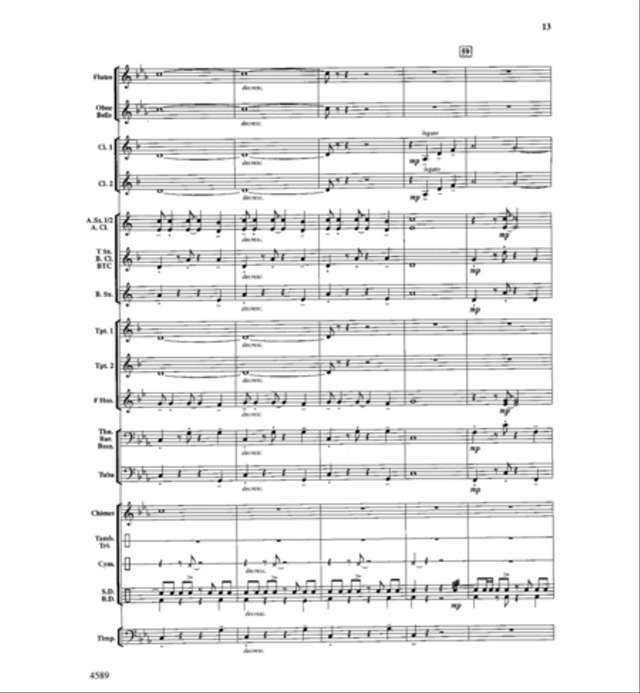 Copper Mountain Legend Concert Band scores gallery preview page 14