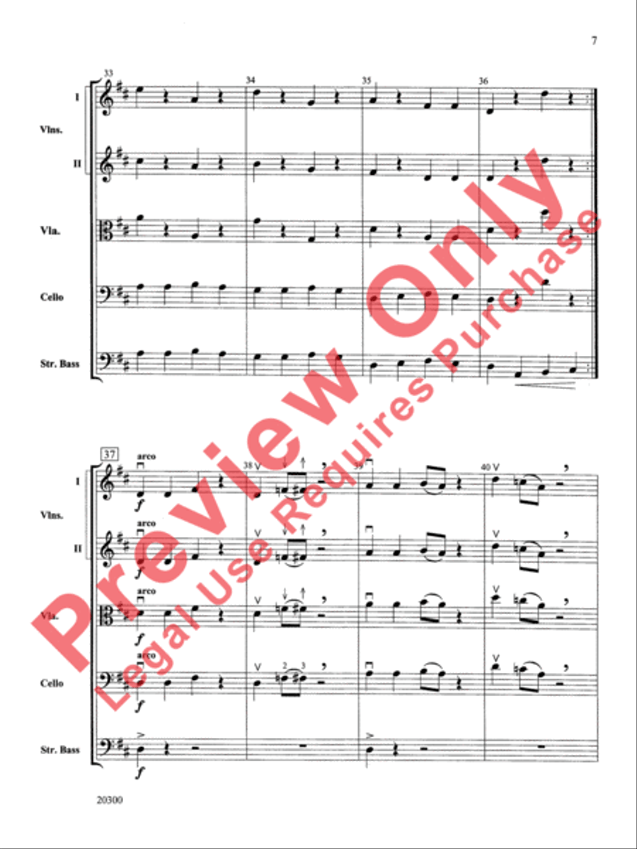 The Boogie-Man Blues The Boogie-Man Blues String Orchestra scores gallery preview page 8
