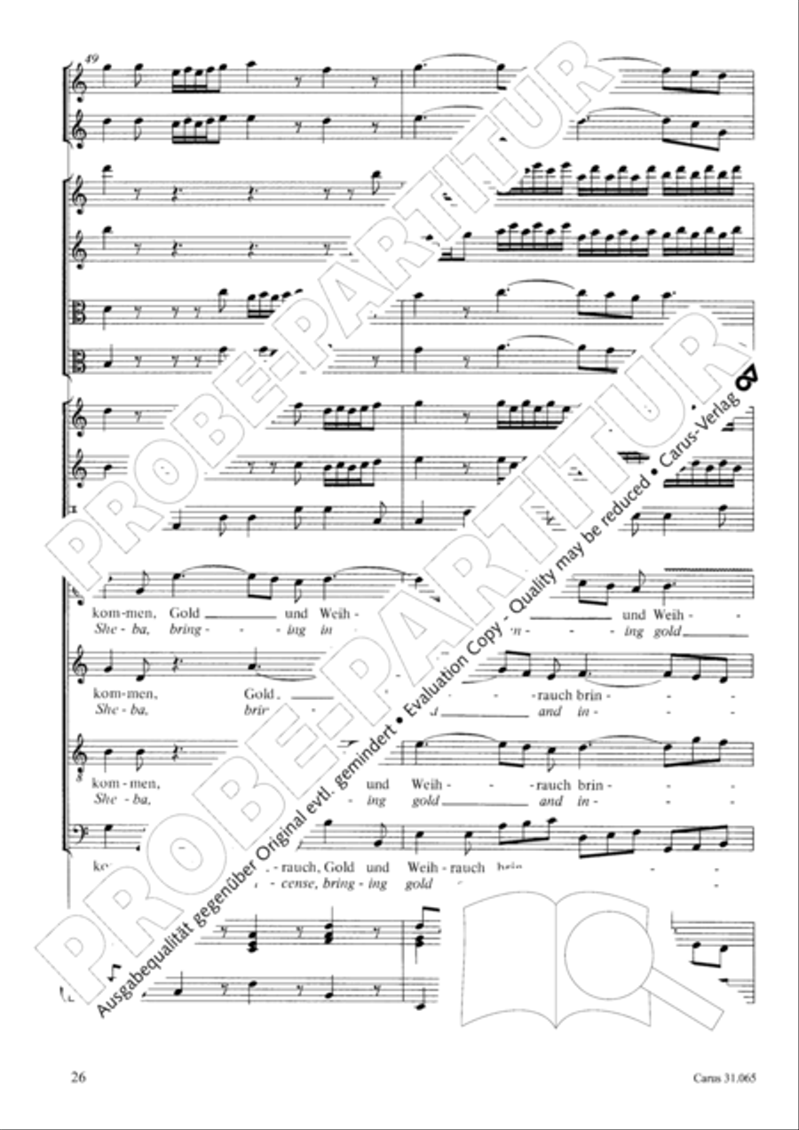 They all shall day come out from Sheba (Sie werden aus Saba alle kommen) TB scores gallery preview page 27