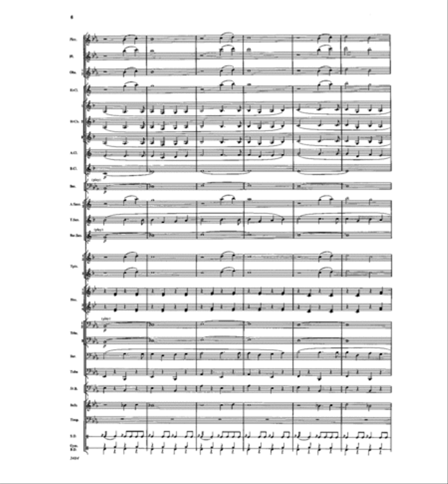 The Americans The Americans Concert Band scores gallery preview page 5