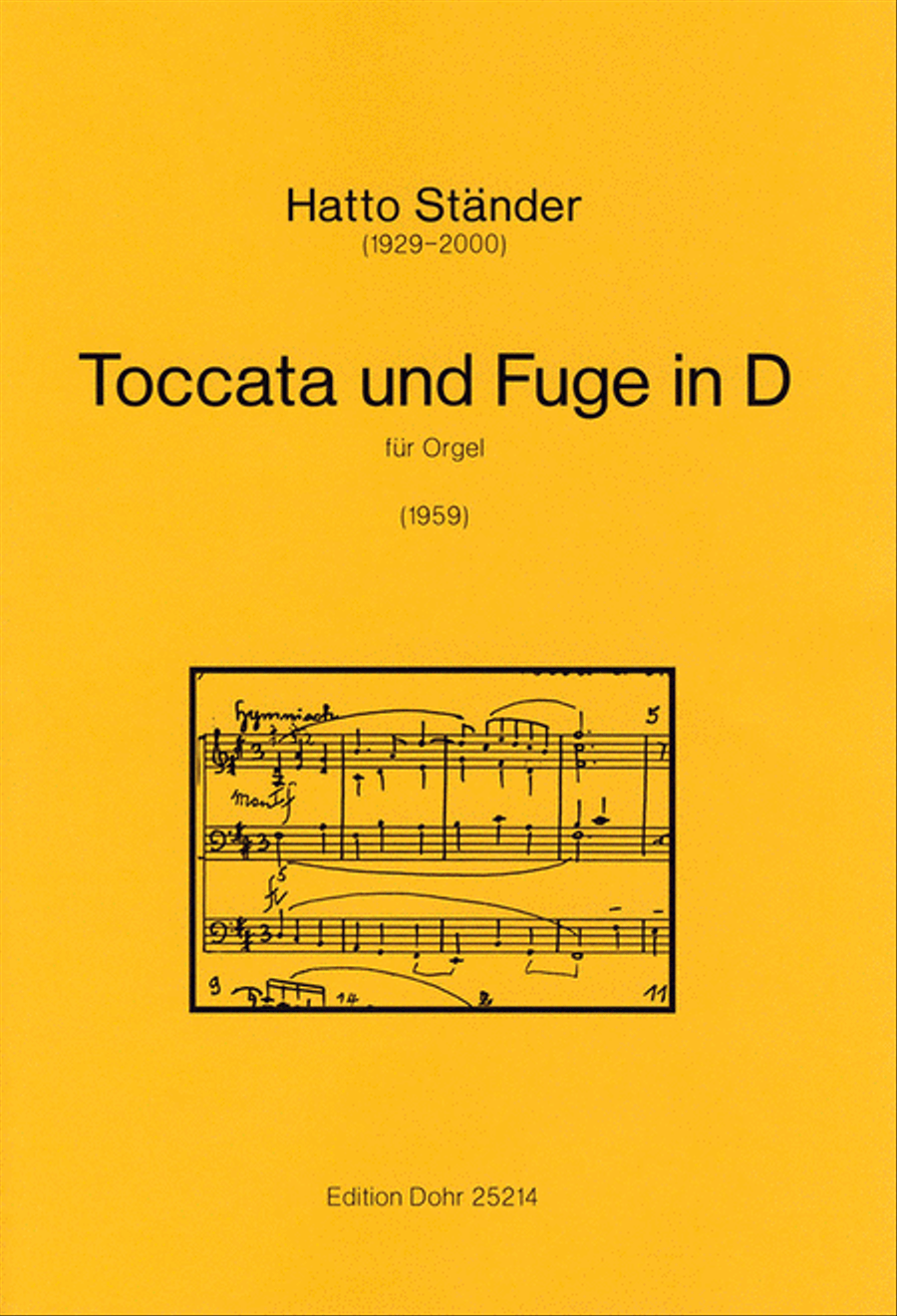 Toccata und Fuge in D für Orgel (1959)