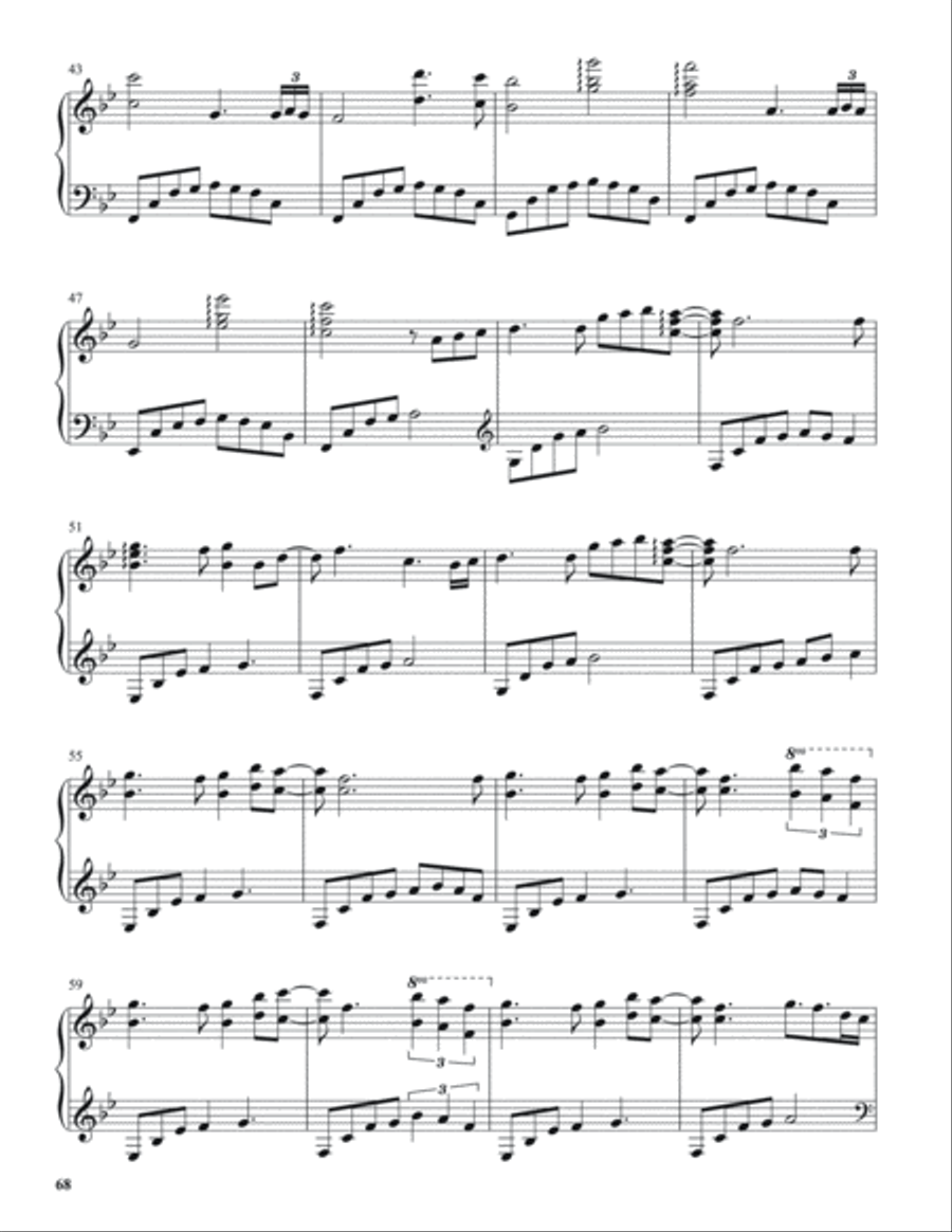 Farewell Piano Solo scores gallery preview page 3