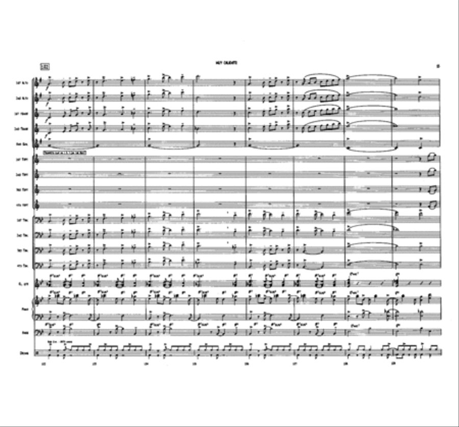 Muy Caliente! Jazz Ensemble scores gallery preview page 15