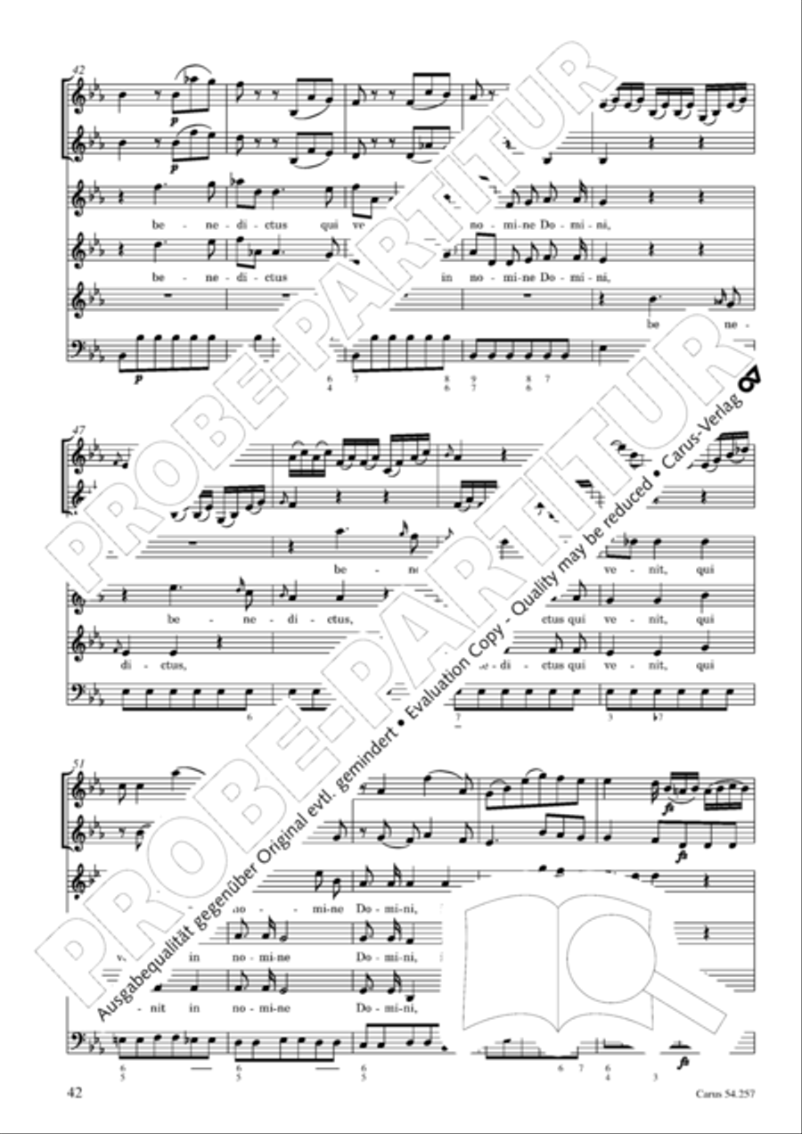 Missa Sancti Aloysii SSA scores gallery preview page 43