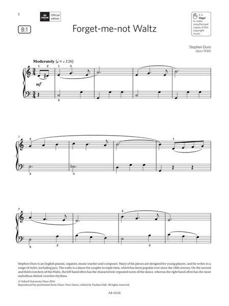 Forget-me-not Waltz (Grade 2, list B1, from the ABRSM Piano Syllabus 2023 & 2024)