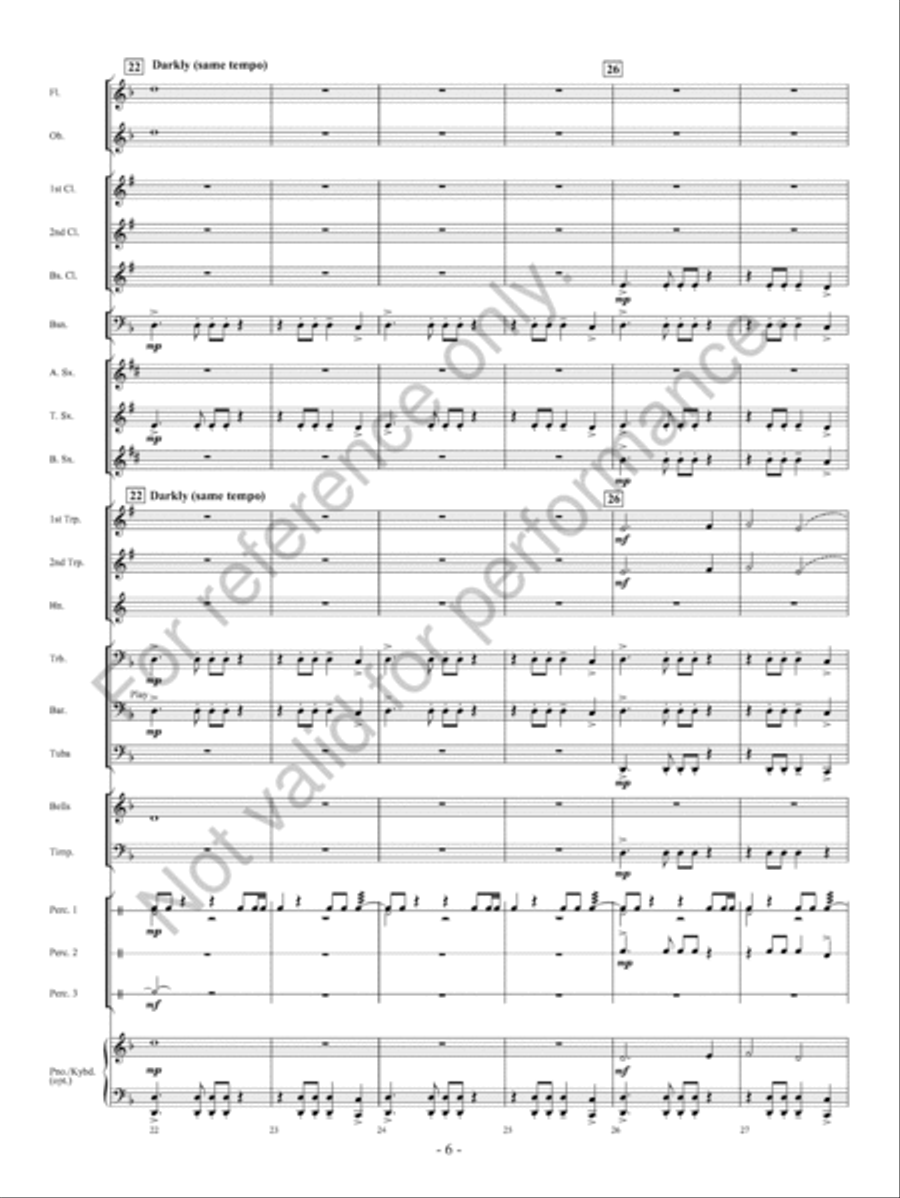 Apophis Apophis Concert Band scores gallery preview page 7