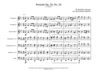 Book cover for Prelude In C Minor, Op. 28, No. 20