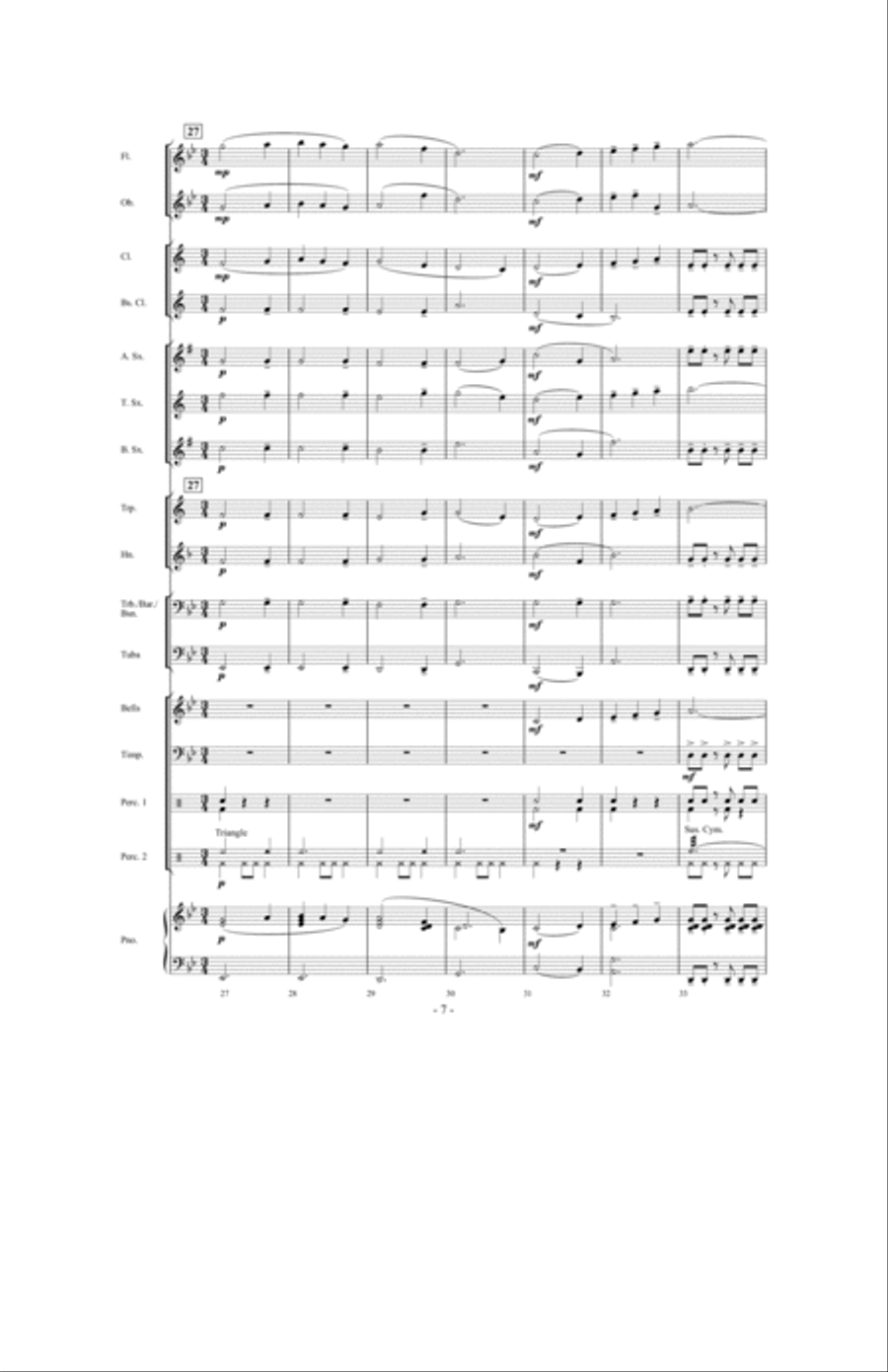Time Traveler Concert Band scores gallery preview page 6