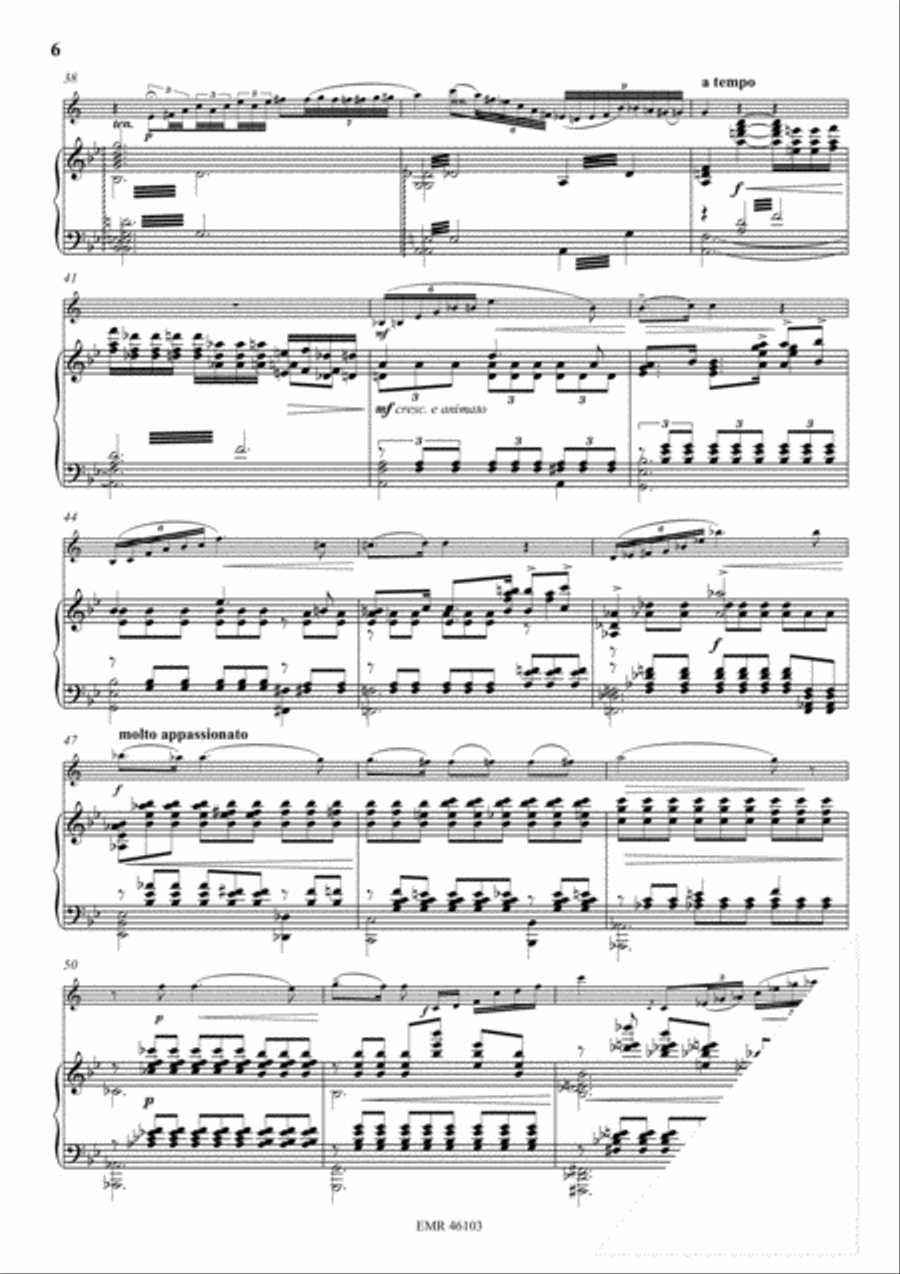 Poeme No. 1 Tenor Saxophone scores gallery preview page 7