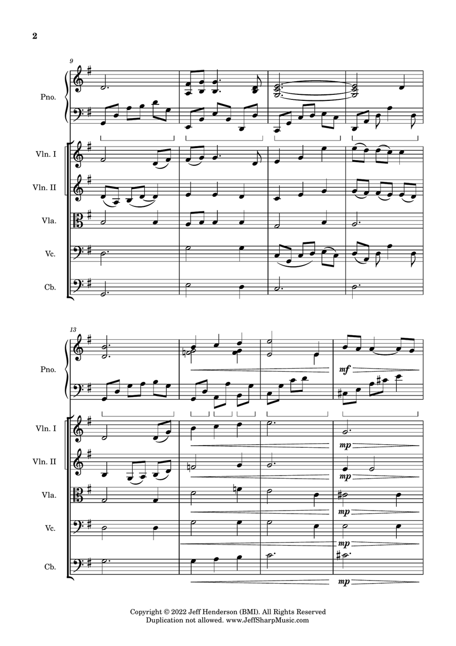 Irish Blessing Cello scores gallery preview page 4