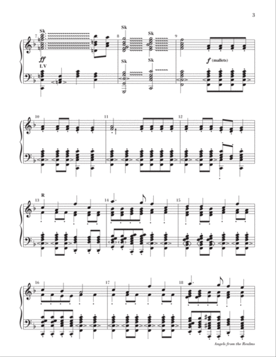 Angels from the Realms 5-Octaves scores gallery preview page 4