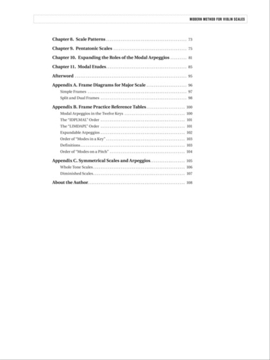 A Modern Method for Violin Scales Violin scores gallery preview page 3