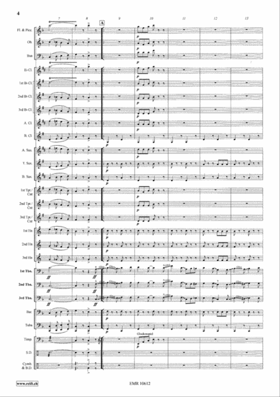 Trombone Party Trombone Party Concert Band scores gallery preview page 5