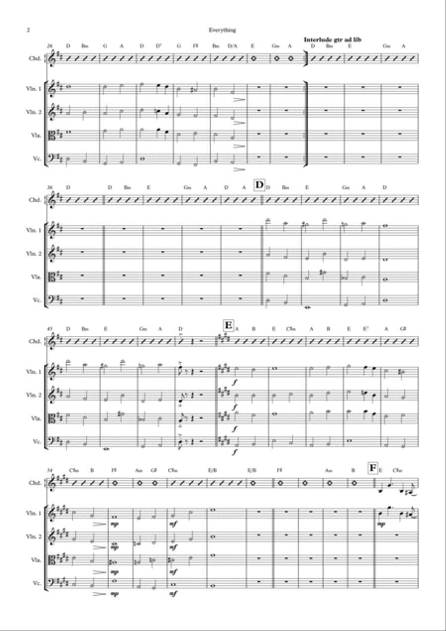 Everything Everything String Trio scores gallery preview page 2