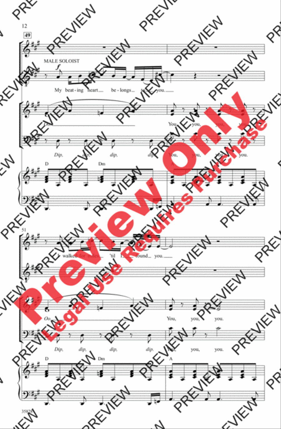 Green Day on Stage: Selections from American Idiot 3-Part scores gallery preview page 12