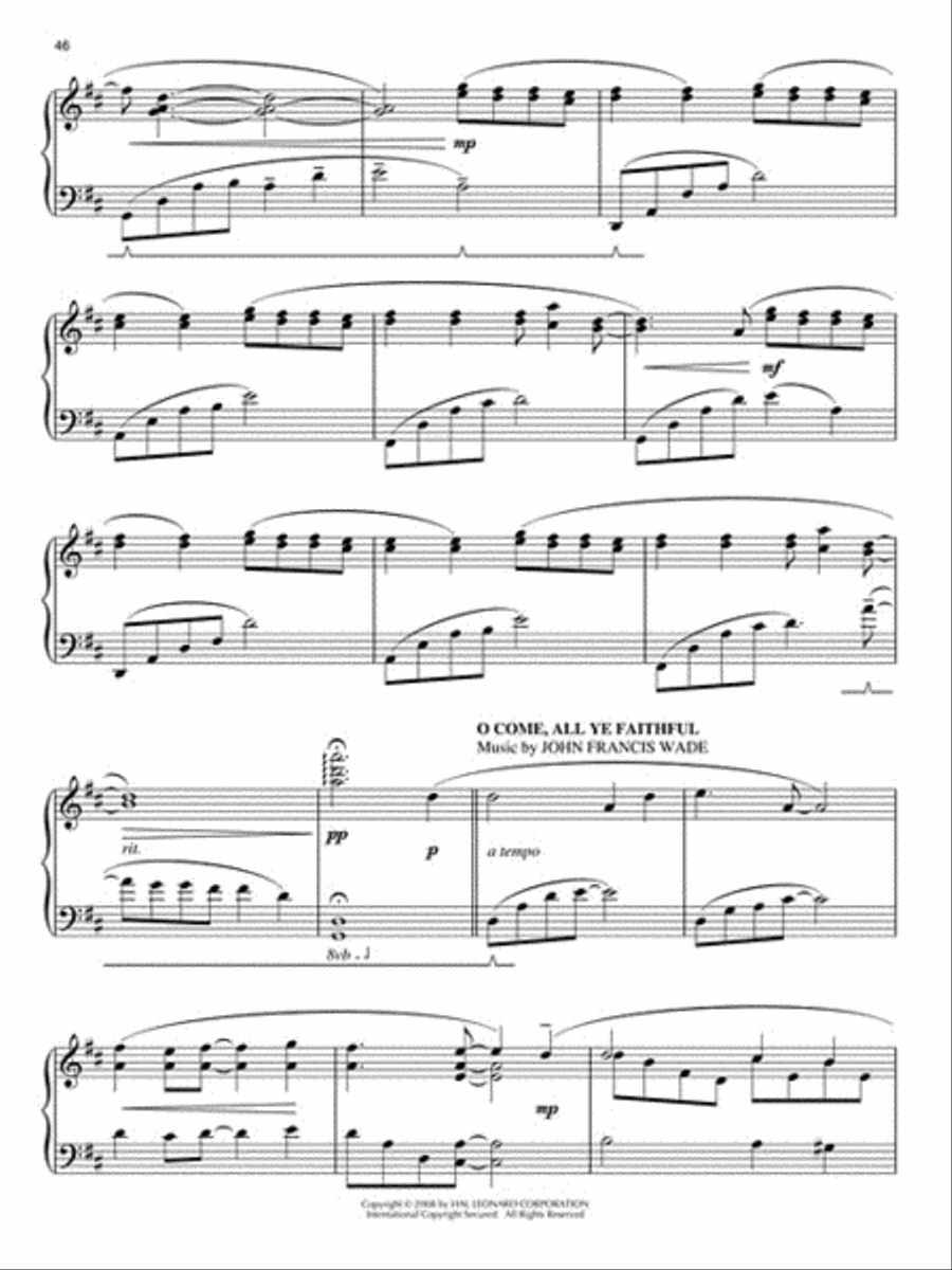 Christmas Worship Medleys Piano Solo scores gallery preview page 5