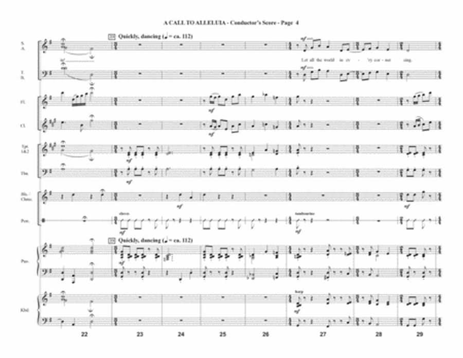 A Call to Alleluia (Consort) - Full Score