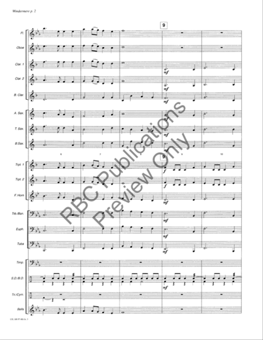 Windermere Windermere Concert Band scores gallery preview page 5