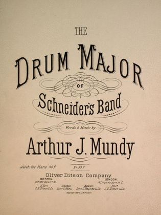 The Drum Major of Schneider's Band
