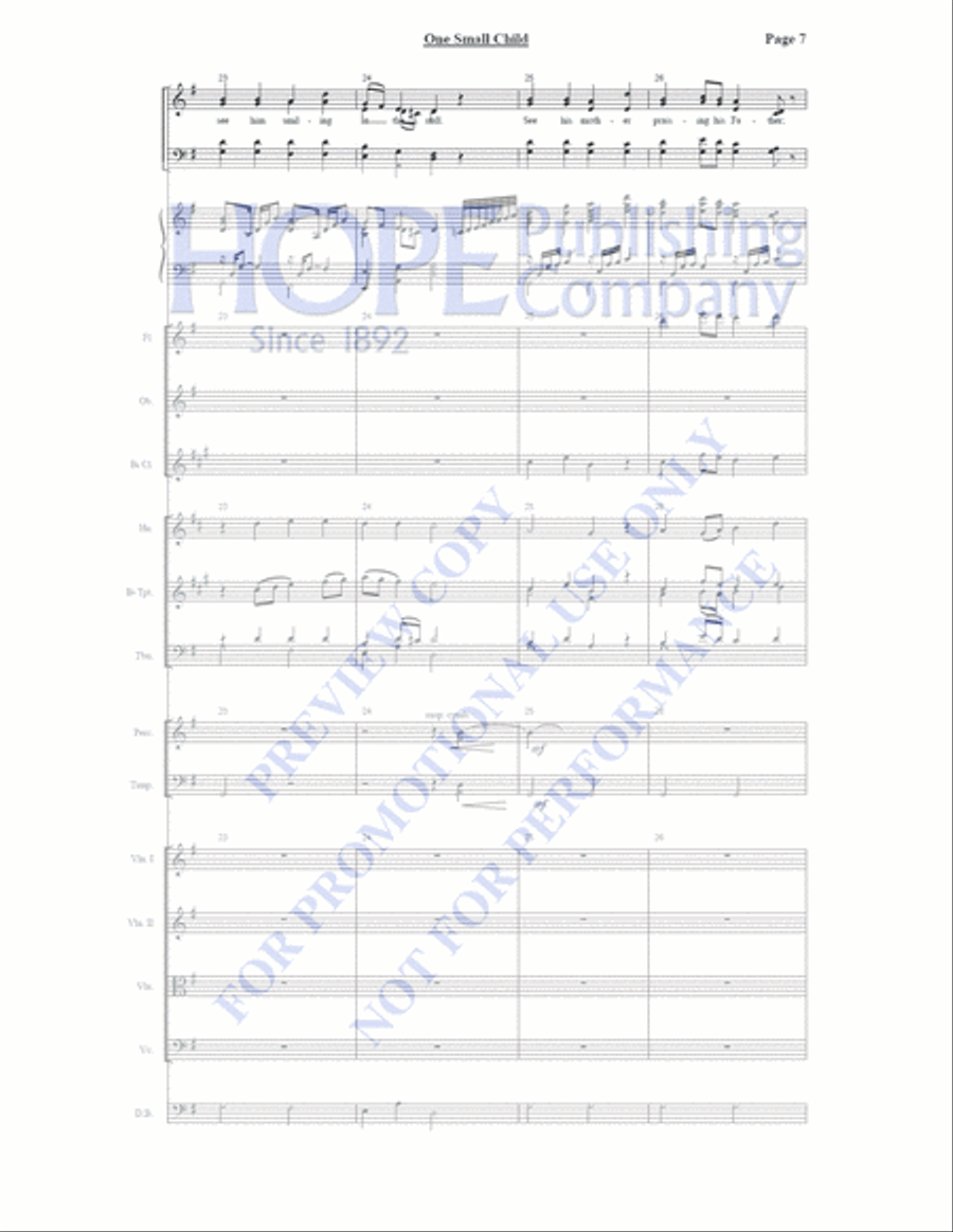 One Small Child Orchestra scores gallery preview page 8