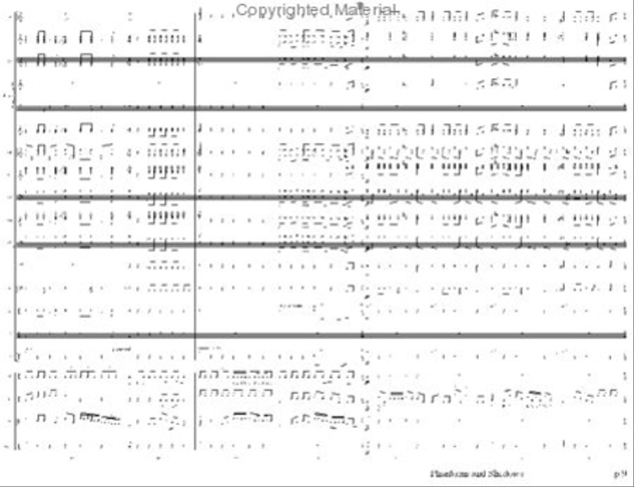 Phantoms and Shadows (Complete Show) Percussion scores gallery preview page 3