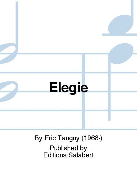 Elegie  Sheet Music