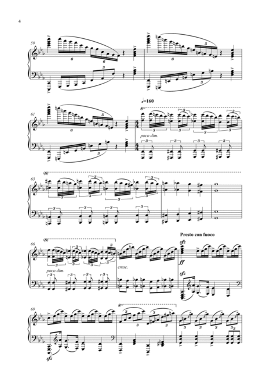 Grandes Etude in C minor Op. 55 No. 1 Piano Method scores gallery preview page 4
