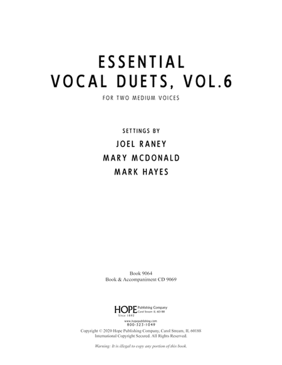 Essential Vocal Duets, Vol. 6