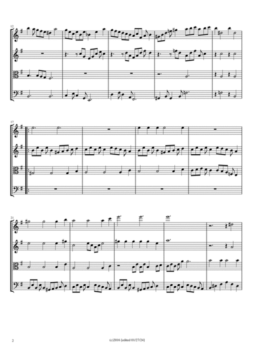 Figures in E Minor (for String Quartet) image number null