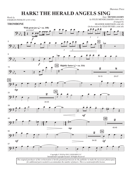 Hark! The Herald Angels Sing (Consort) (arr. Heather Sorenson) - Trombone
