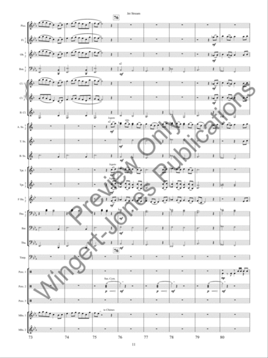 Jet Stream Concert Band scores gallery preview page 14