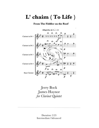 Book cover for L'chaim