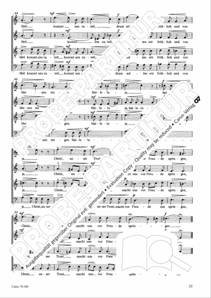 Geistliches Chorbuch der Romantik Choir scores gallery preview page 36