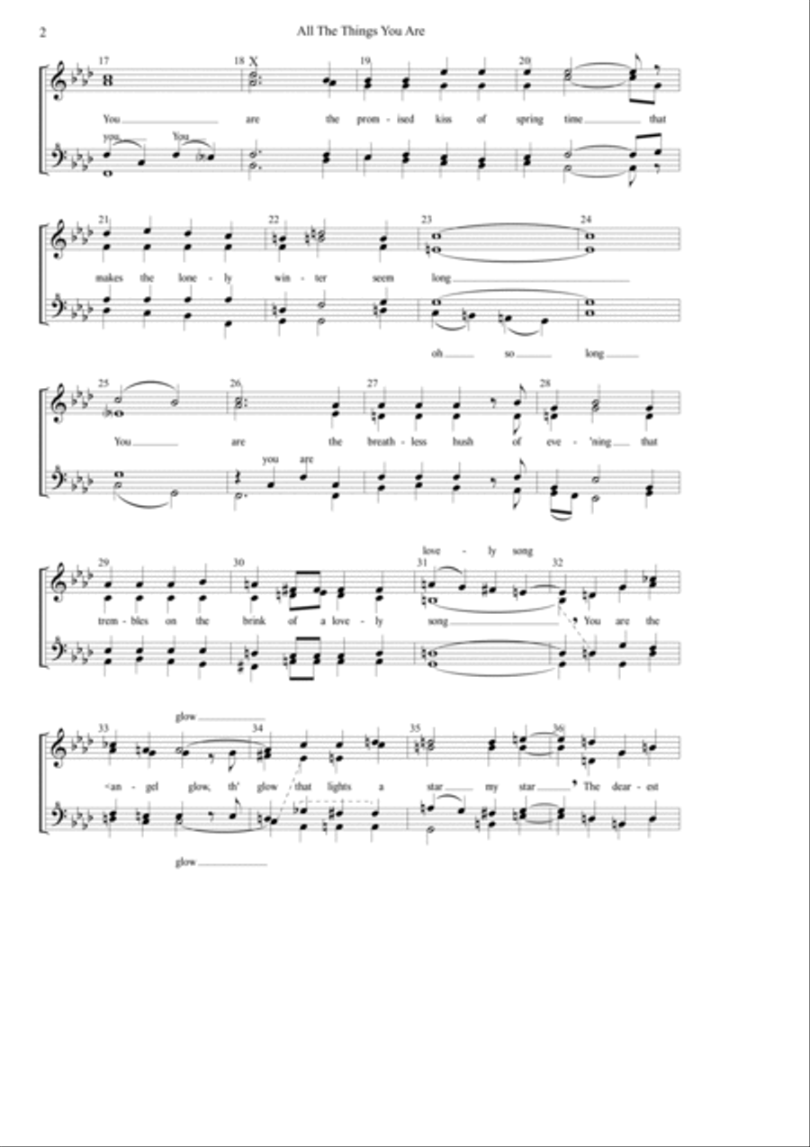 All The Things You Are SSAA scores gallery preview page 2
