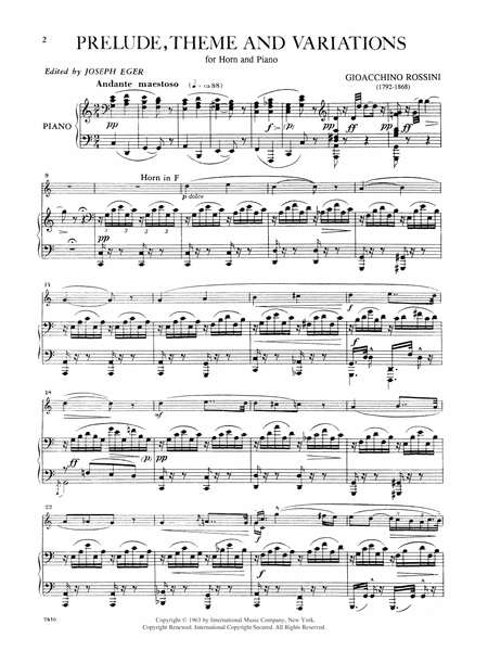 Prelude, Theme & Variations