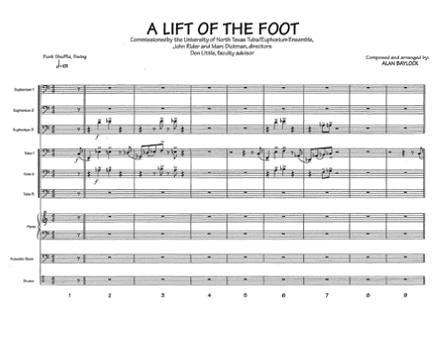 A Lift of the Foot A Lift of the Foot Euphonium scores gallery preview page 2