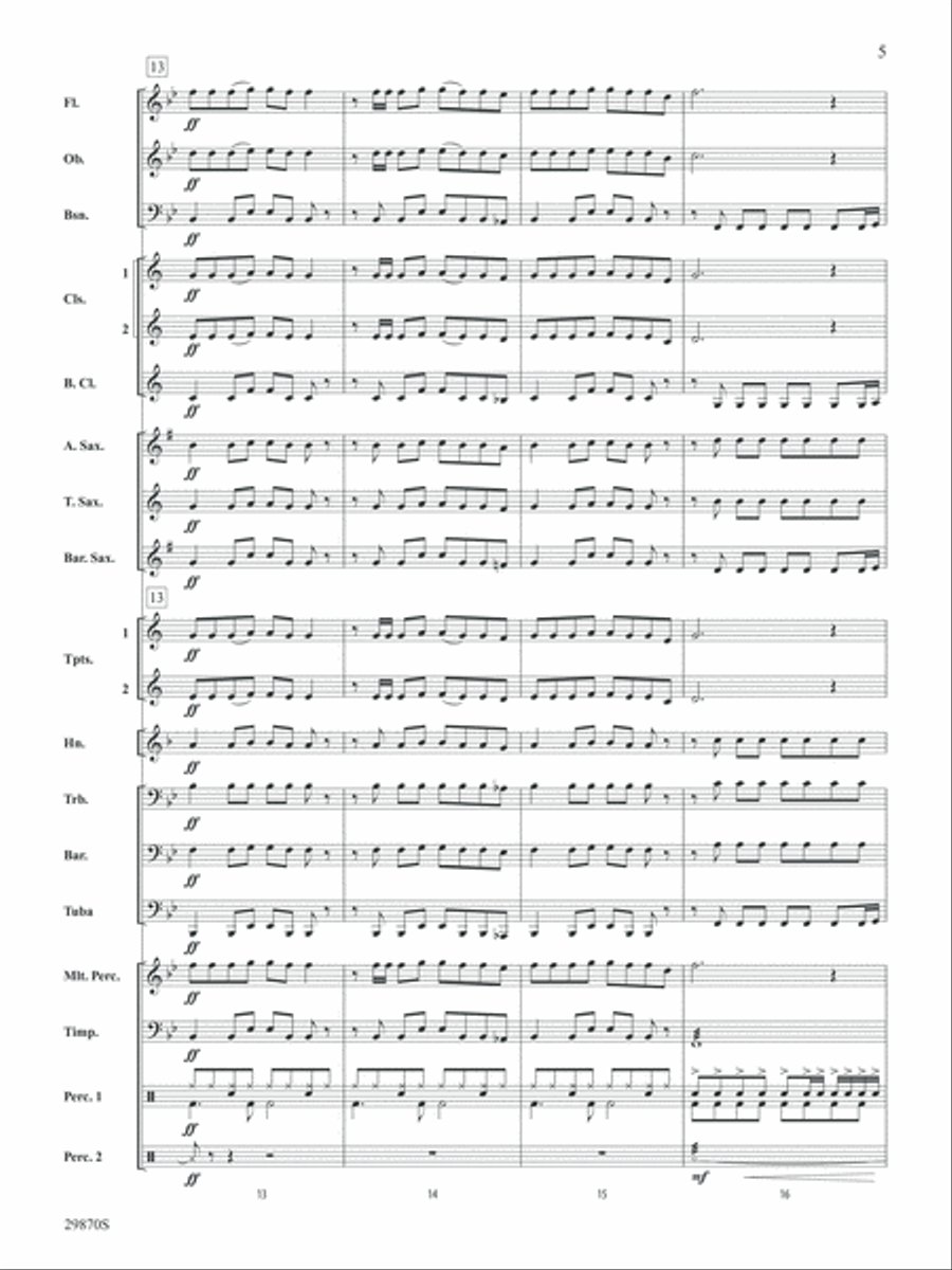 Know Your Enemy: Score Know Your Enemy: Score Concert Band scores gallery preview page 5