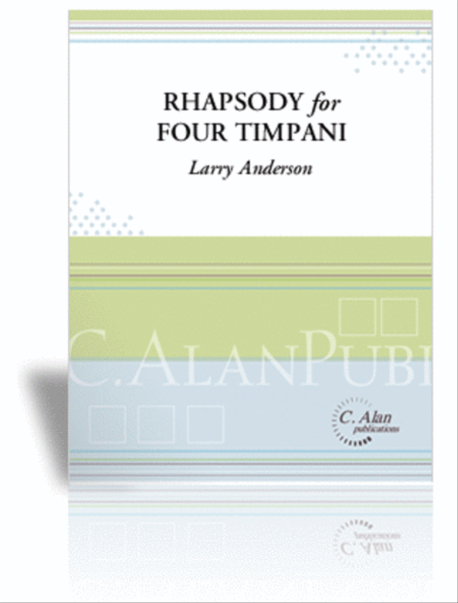 Rhapsody for Four Timpani Percussion Ensemble scores gallery preview page 1