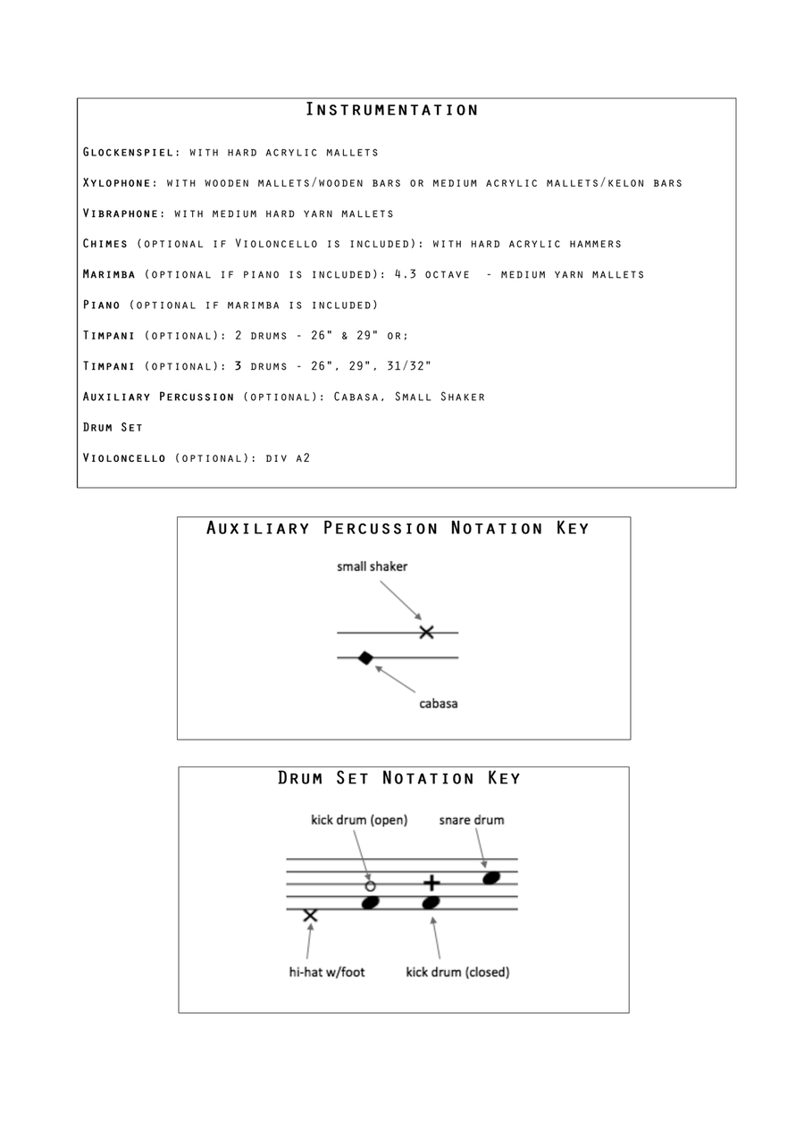 Somebody That I Used To Know - Score Only Percussion Ensemble scores gallery preview page 2