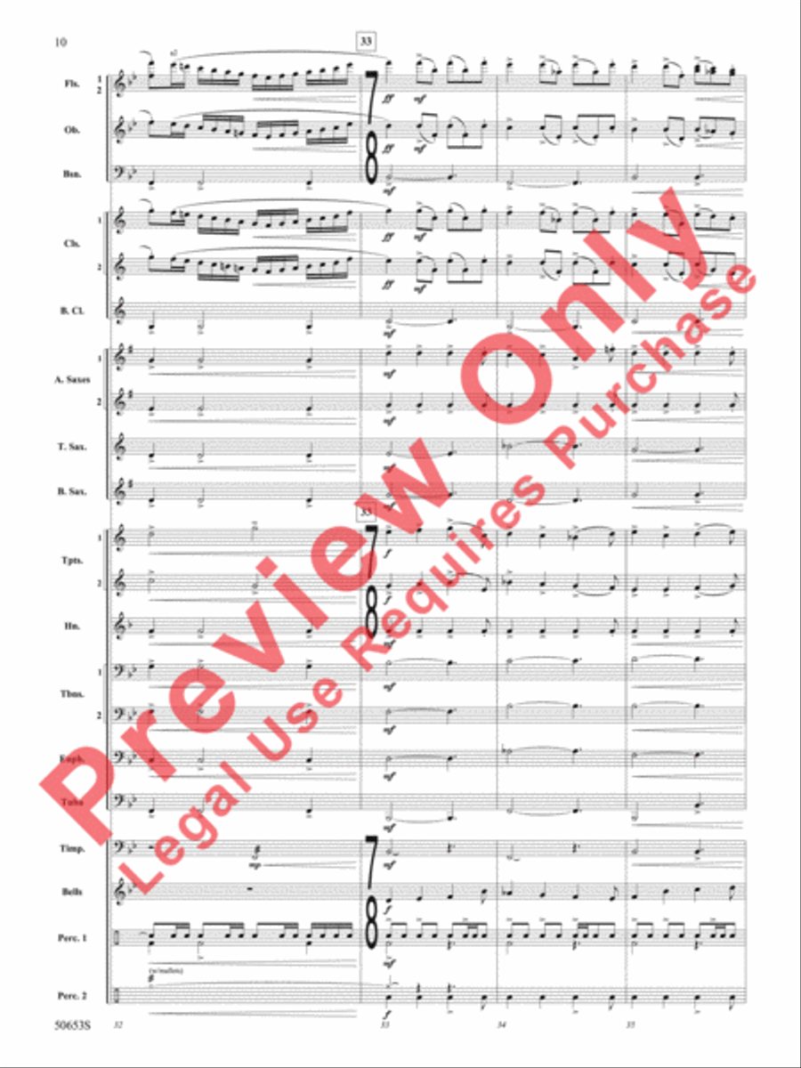 A Centennial Celebration A Centennial Celebration Concert Band scores gallery preview page 11