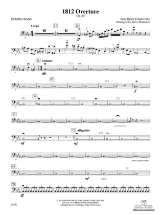 1812 Overture: String Bass