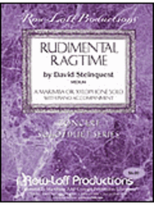 Book cover for Rudimental Ragtime - Xylo or Marimba