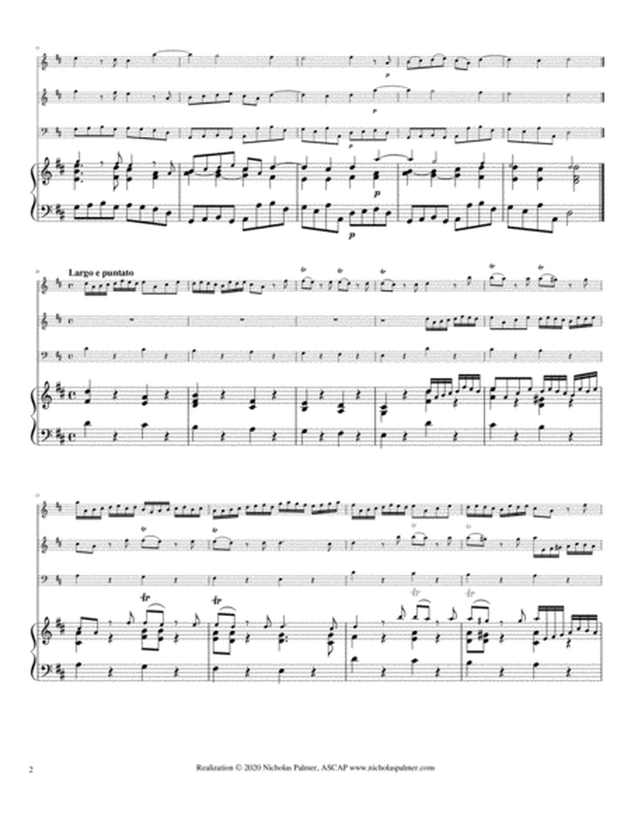 Trio Sonata in D major (op.1, no. 12) - Arcangelo Corelli