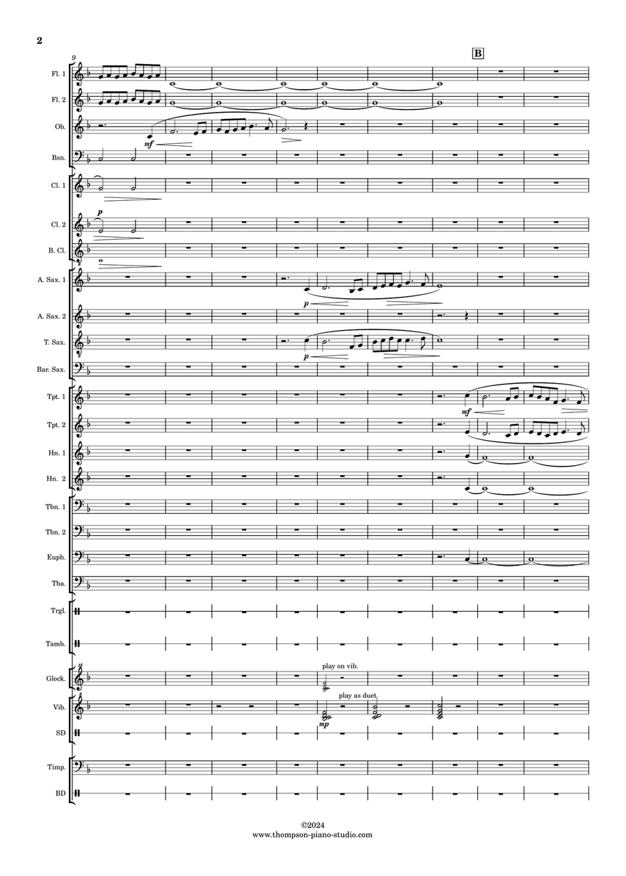 the Enchanter Concert Band scores gallery preview page 4